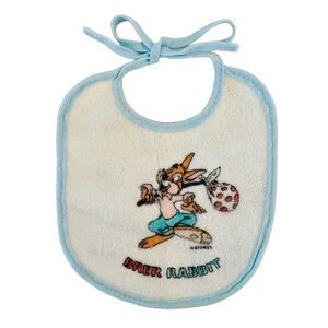 Vintage Baby Disney Briar Patch Brer Rabbit Splash Mountain Terry Bib Size OS